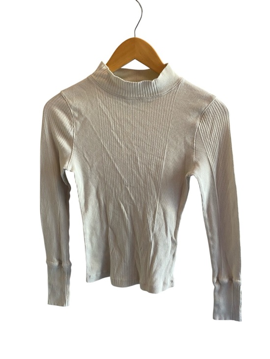 Tops - INTIMATELY FREE PEOPLE Light Sage Green Ribbed Mock Neck Top